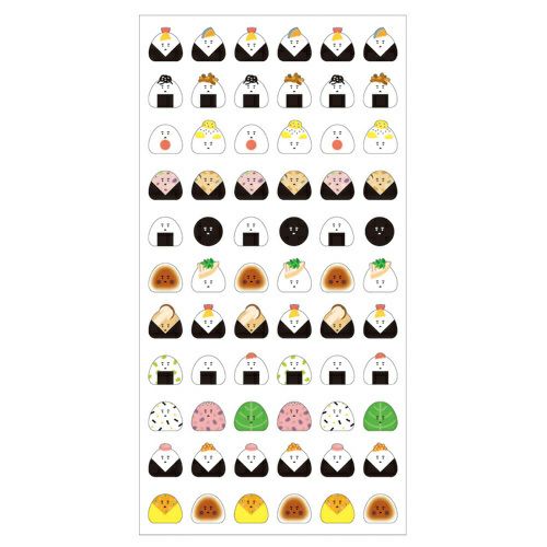 MindWave マインドウェイブ  にっぽん いっぱい プチプチシール 78232 おむすび （10セット）