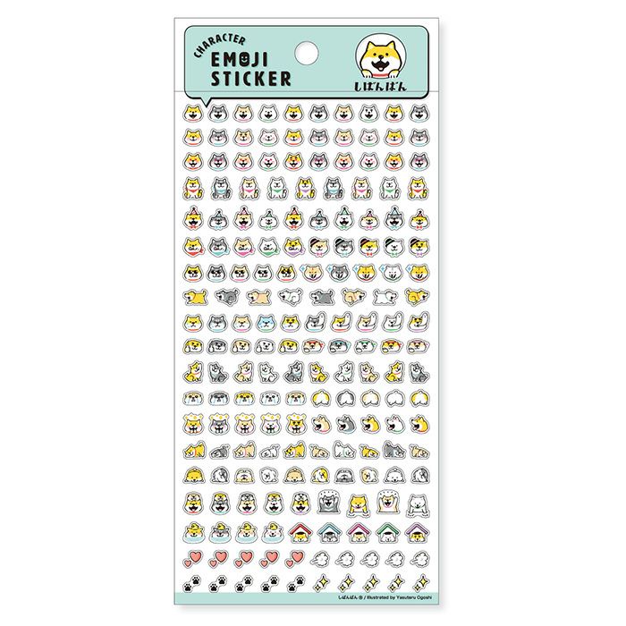 MindWave Character Emoji Sticker 81170 Shibanban (10 sets)