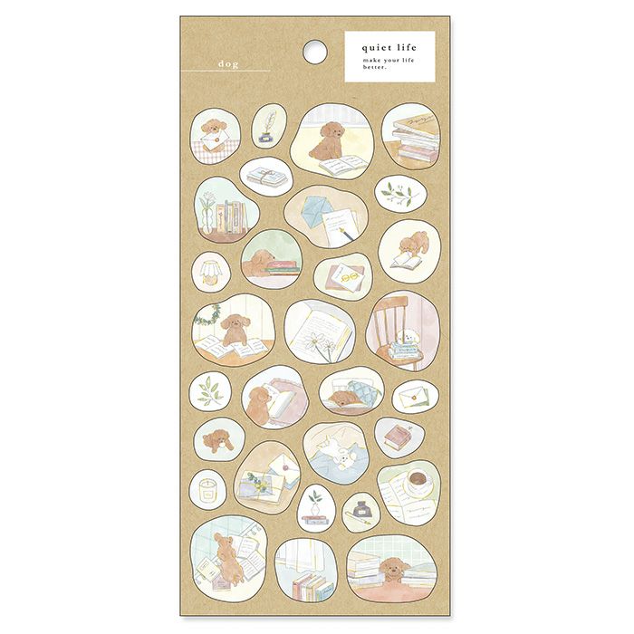 MindWave Quiet Life Sticker 81438 hond (set van 10)