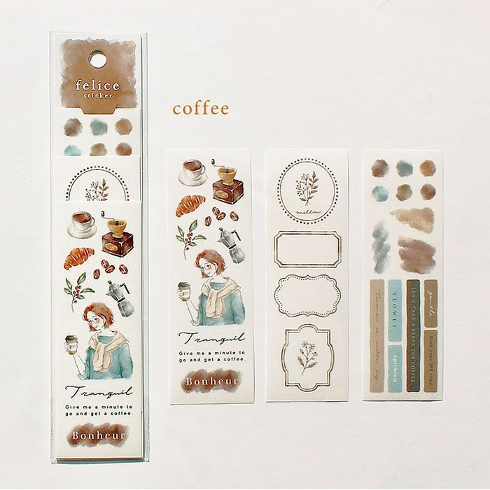 MindWave Felice Adesivo 81535 caffè (10 set)