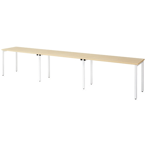 PLUS（プラス）オフィス家具 テーブル MTQ20-3660W NA ホワイトフレーム　