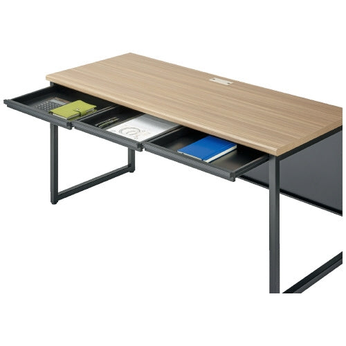 PLUS（プラス）オフィス家具 引出セット GT-1400HS BK GT机用　