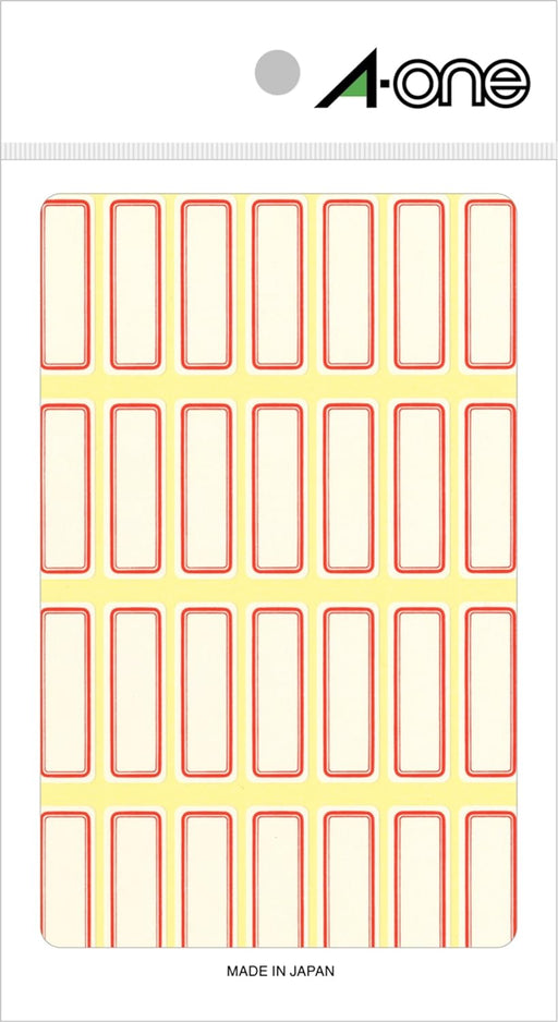 A-One Self Label Red Frame 28 Pages 18 Sheets 03002 (10 Sets)
