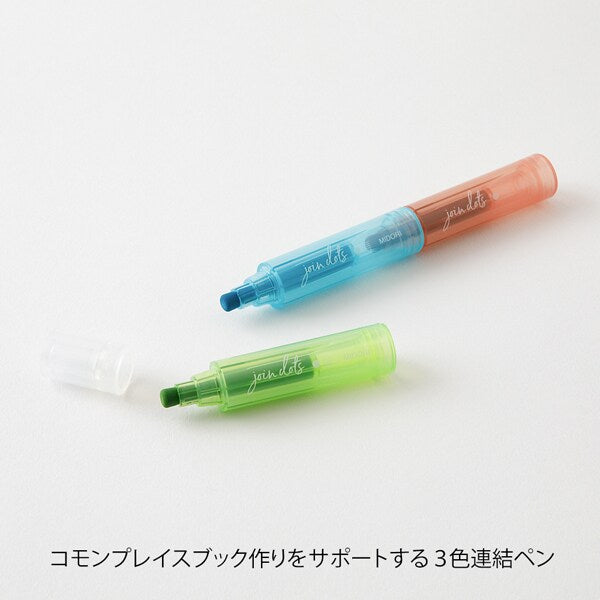 Midori DESIGNPHIL Connecting Pen Join Dots Bright 38135006 4902805381352 (5 sets)
