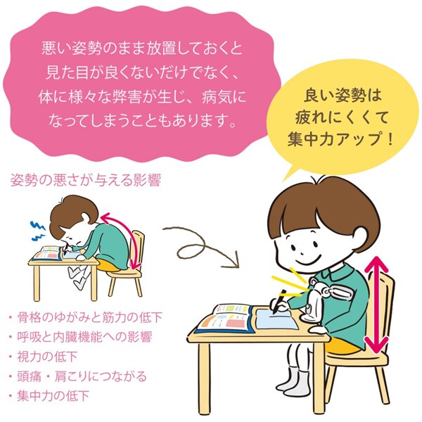 Raymay Fujii Limited Learning Posture Keeper BM1353 4902562515090