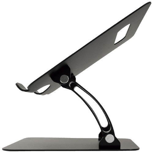 ARCHISS_Aluminum stand for notebook PC black AS-LUBM-BK