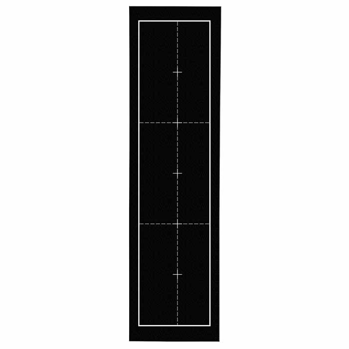 アーテック 罫線入下敷八切判（両面印刷）黒 4521718055091