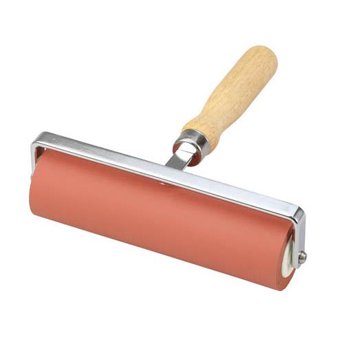 アーテック 転圧ゴムローラー　赤　φ４５×１６４ｍｍ（６インチ） 4521718401140