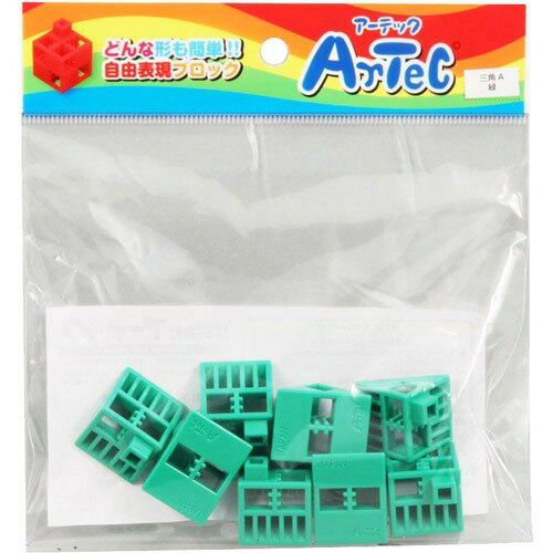Artec Block Triangle A 8P Green 4521718778051