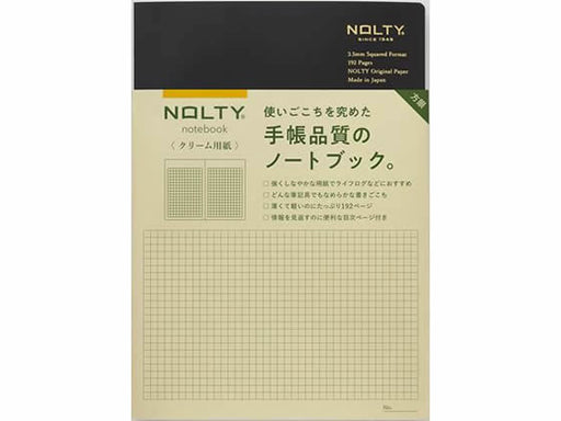 Japan Management Association NOLTY Note A5 Cream Paper NCG01 4900855268142