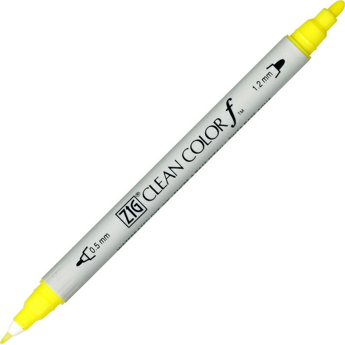 kuretake 呉竹 くれ竹 ＺＩＧクリンカラーＦレモンイエロー TCS-6000T051 4901427978995（5セット）