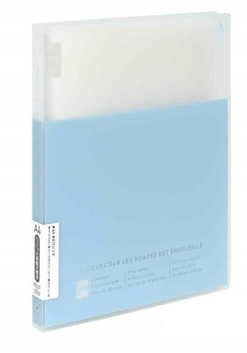 Raccoglitore Nihon Note Kyokutou A4 Blu Grigio LN56BGR 4901470027732 (2 set)