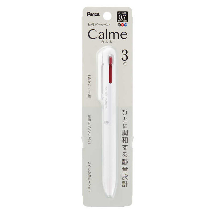 Pentel Pack Calm 3 Shoku 07G Branco Jiku XBXAC37W 4902506402356