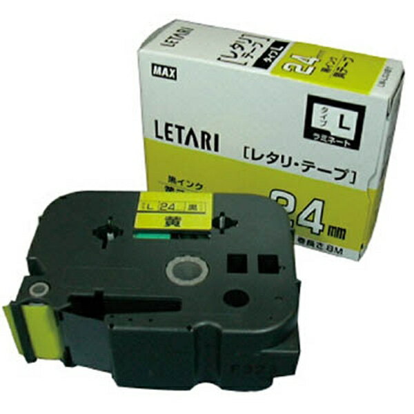 LM-L524BYｷ　MAX ラミネートテープ LM-L524BY 24mm マックス 4902870054021