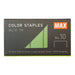 マックス MAX NO.10-1M/MG メタリックグリーン MS91312 マックス 4902870845537（10セット）