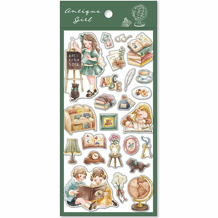 MindWave Antique Girl Adesivo 81689 Study Time (10 set)