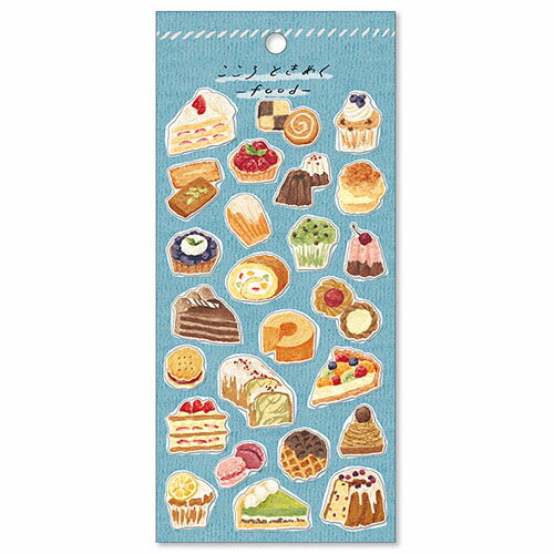 MindWave Mind Wave Heart-pounding Sticker Food 81799 Sweets (10 sets)