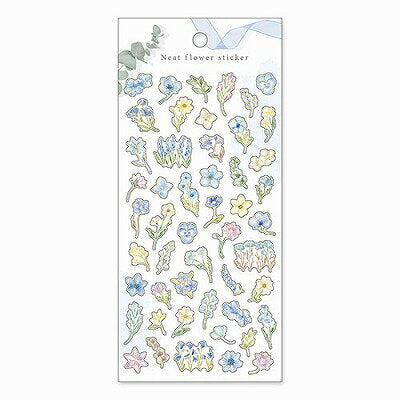 Autocollant MindWave Neat Flower 81848 Bleu (10 jeux)