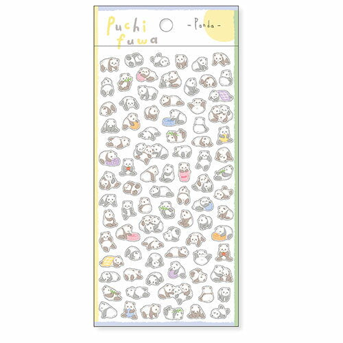 MindWave マインドウェイブ プチフワステッカー　８１８７７　Ｐａｎｄａ（10セット）