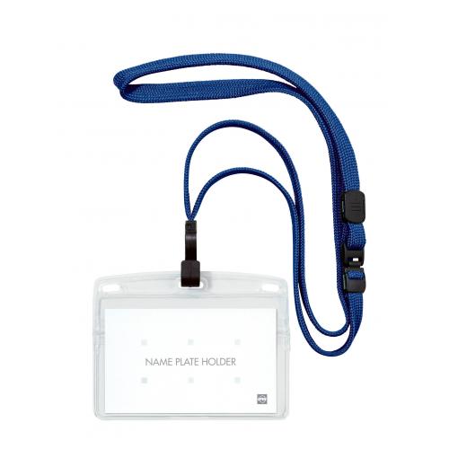 Open_Name Tag Haken horizontale Visitenkarte 1 my NL-22P-BU /4970115566653 (10 Sets)