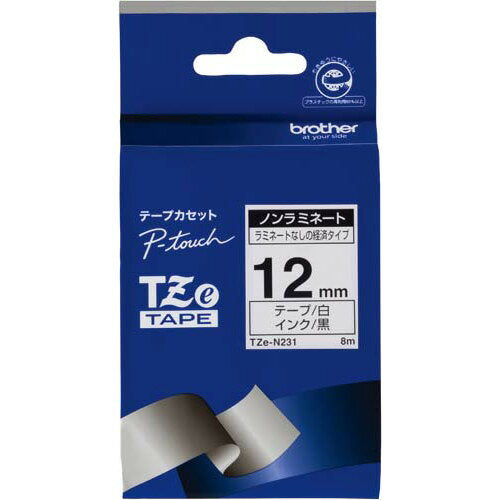 Nastro Brother TZE 12MM non laminato TZE-N231 4977766703789