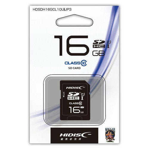 HIDISC SDHC-Karte 16 GB HDSDH16GCL10UIJP3 Magnetic Research Institute 4984279232354 (10 Sätze)