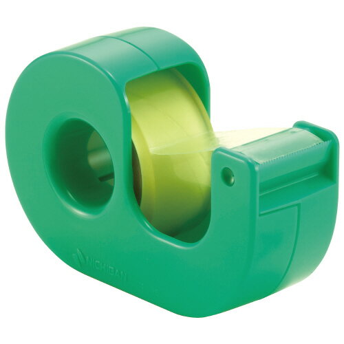 NICHIBAN 18 mm grünes Klebeband mit kleinem Rollenschneider CT-18DCG NICHIBAN 4987167094706 (10 Sets)