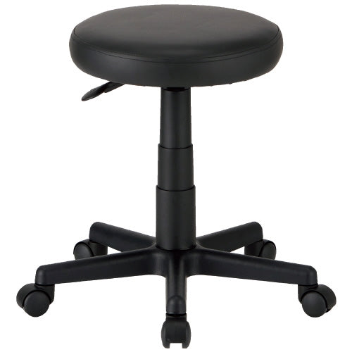 PLUS（プラス）オフィス家具 ☆丸イス C903J PVC ブラック　4547345055051