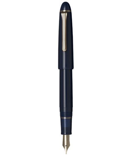 ปากกาหมึกซึมเซเลอร์กำไร Casual L Gold Trim Fountain Pen สีฟ้าใส