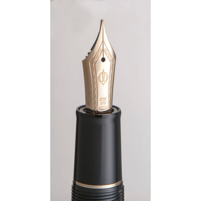 Sailor Vulpen Traditionele Lacquer Art Nawate Vulpen Zwart Zilverblad [惺 -sei-] Medium (M) 10-1992-420