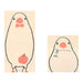 11431006 ミドリ 付せん紙 ひみつ 文鳥 11431 デザインフィル 4902805114318（5セット）