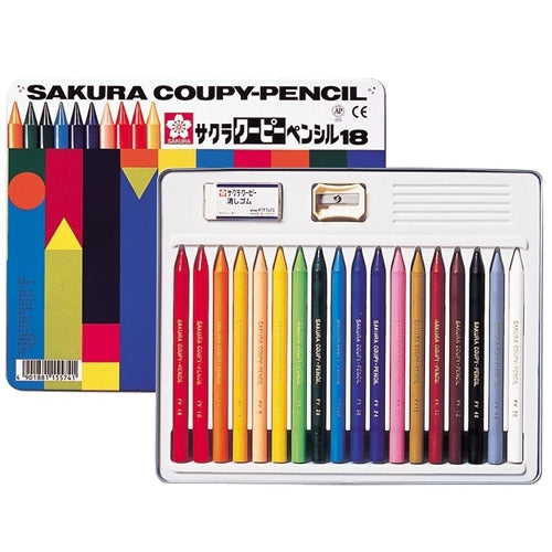 Dåse Sakura Crepas Scoopy Pencil FY18 18 farver etui