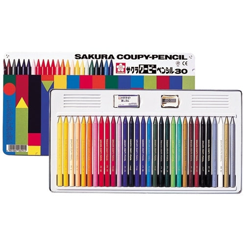 Dåse Sakura Crepas Scoopy Pencil FY30 30 farver etui