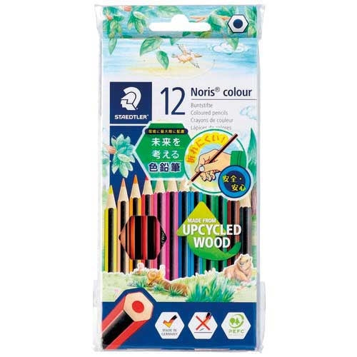 ステッドラー ノリスカラー色鉛筆12色セット185 C12PB 4955414185033