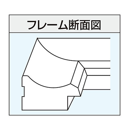ナカバヤシ 賞状額(金ラック)A3 フーKWP-20 4902205844396