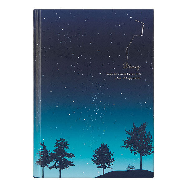 Riempimento del disegno del modello del cielo stellato del diario 4902805123891