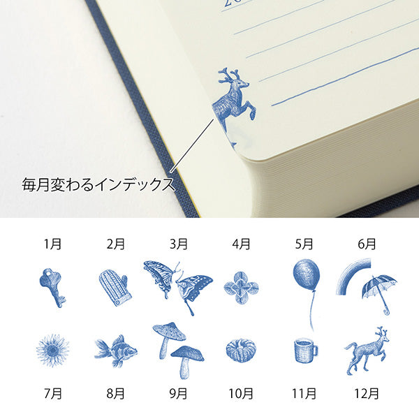 Midori/12397006_日记10年连续门藏青色/4902805123976