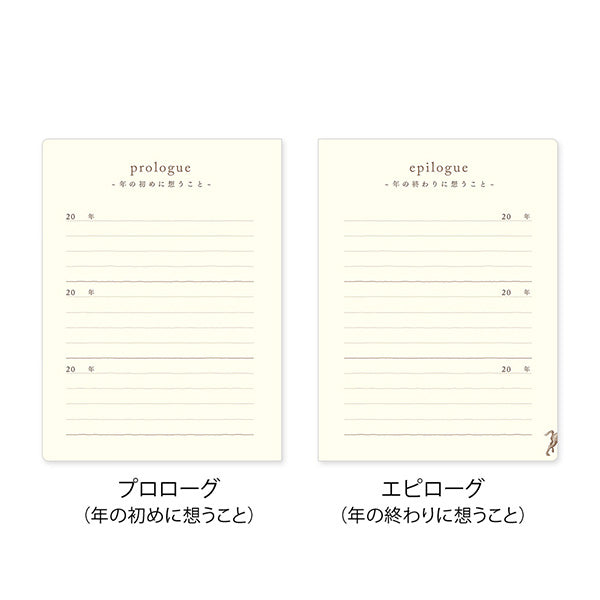 ミドリ 日記３年連用扉ミニアオム 12711006 4902805127110（2セット）