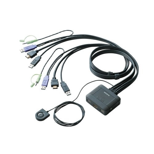 Commutateur PC ELECOM compatible HDMI KVM-HDHDU2 4953103261099