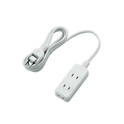 エレコム 電源タップ 3個口 2m T-S02-2320WH 4953103381940