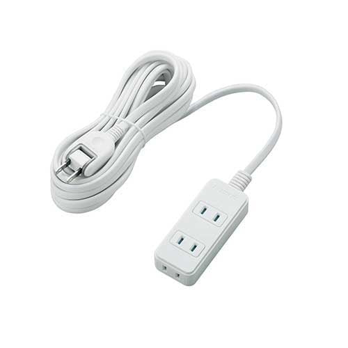 エレコム 電源タップ 3個口 5m T-ST02-22350WH 4953103382053