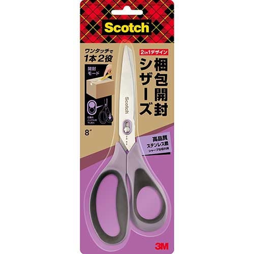 スリーエムジャパン スコッチ梱包開封シザーズ8インチ1488-J 8887862961586