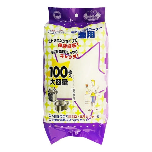 ボンスター ごみシャット排水・三角コーナー兼用 100枚 4902493443400