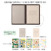 Midori Yurulog Zipper Pouch Note Cover <B6> Hellblau (15361006) 4902805153614 (2 Sets)