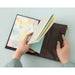 Midori Yurulog Zipper Pouch Note Cover <B6> Hellblau (15361006) 4902805153614 (2 Sets)