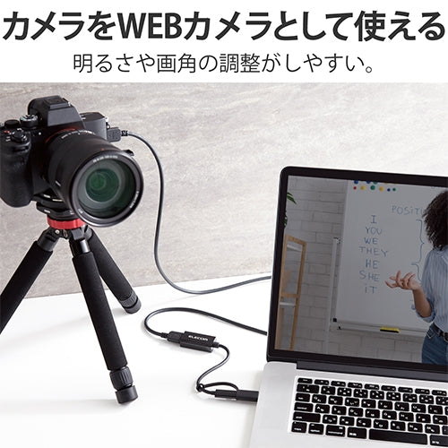 エレコム HDMIキャプチャユニット黒 AD-HDMICAPBK 4549550254588