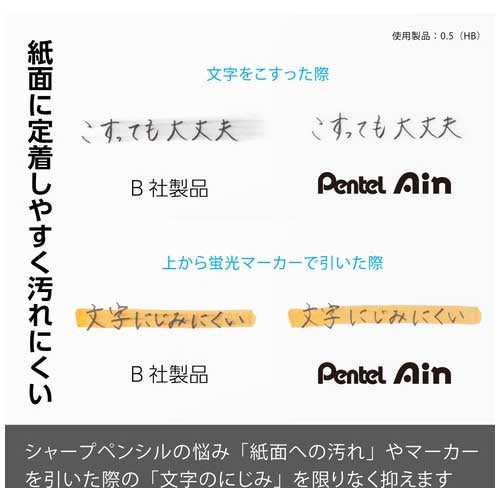 ぺんてる ぺんてるアイン替芯０．５  B 4902506405586