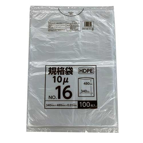 クラフトマン ポリ袋規格タイプ 16号  HDPE  CFKT-HD-16 4560314968329