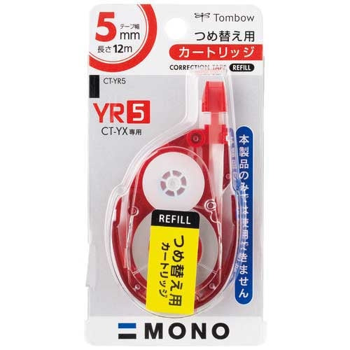 トンボ鉛筆 修正テープ モノＹＸ カートリッジ CT-YR5 4901991703566