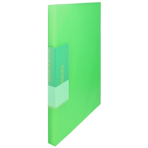 ビュートン スリムクリヤーブック40P FCB-A4-40C 淡緑 4996297301738